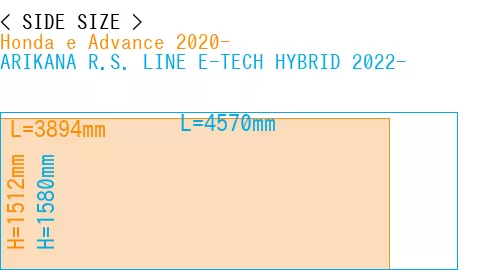 #Honda e Advance 2020- + ARIKANA R.S. LINE E-TECH HYBRID 2022-